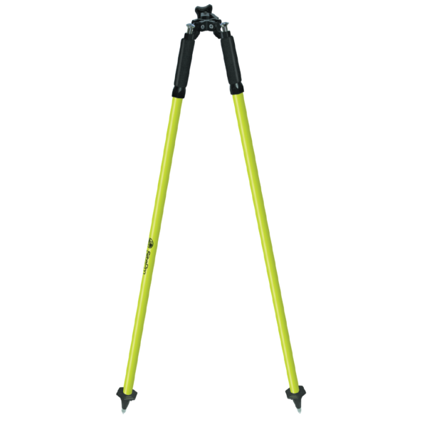 Thumb-release v-series anti-crush pole bipod, flo-yellow aluminum - Image 4