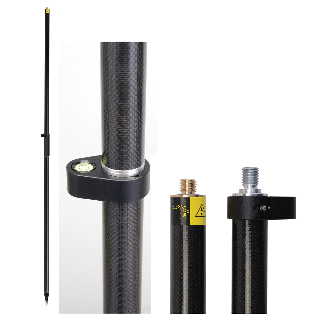 09-2002-M 2 Meter Carbon Fiber Rover Rod, Metric