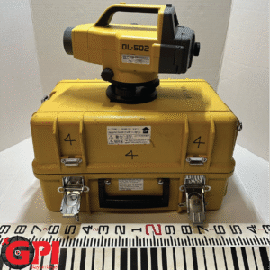 Pre- Owned Topcon DL-502 32x Digital Level w/ 16' 4 Section Barcode Rod