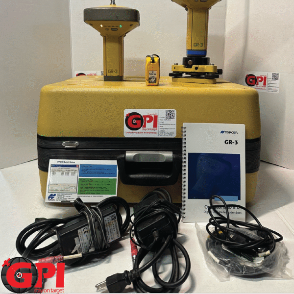 Pre-Owned Topcon GR3 GPS/GLONASS Base & Rover Kit - Image 2